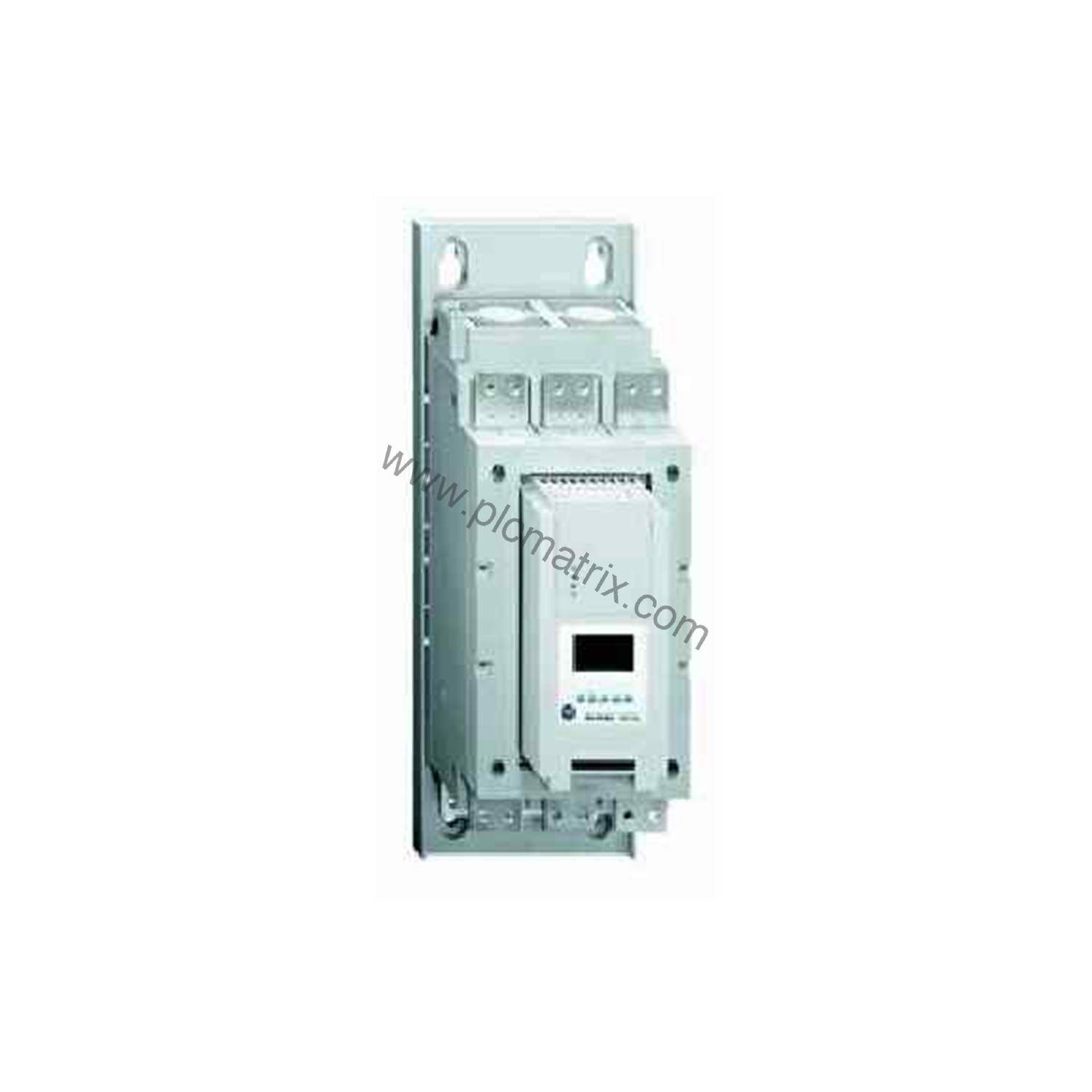 Figure 1: Front view of the Allen-Bradley 150-F43NCDB industrial automation component showing its physical design and enclosure.