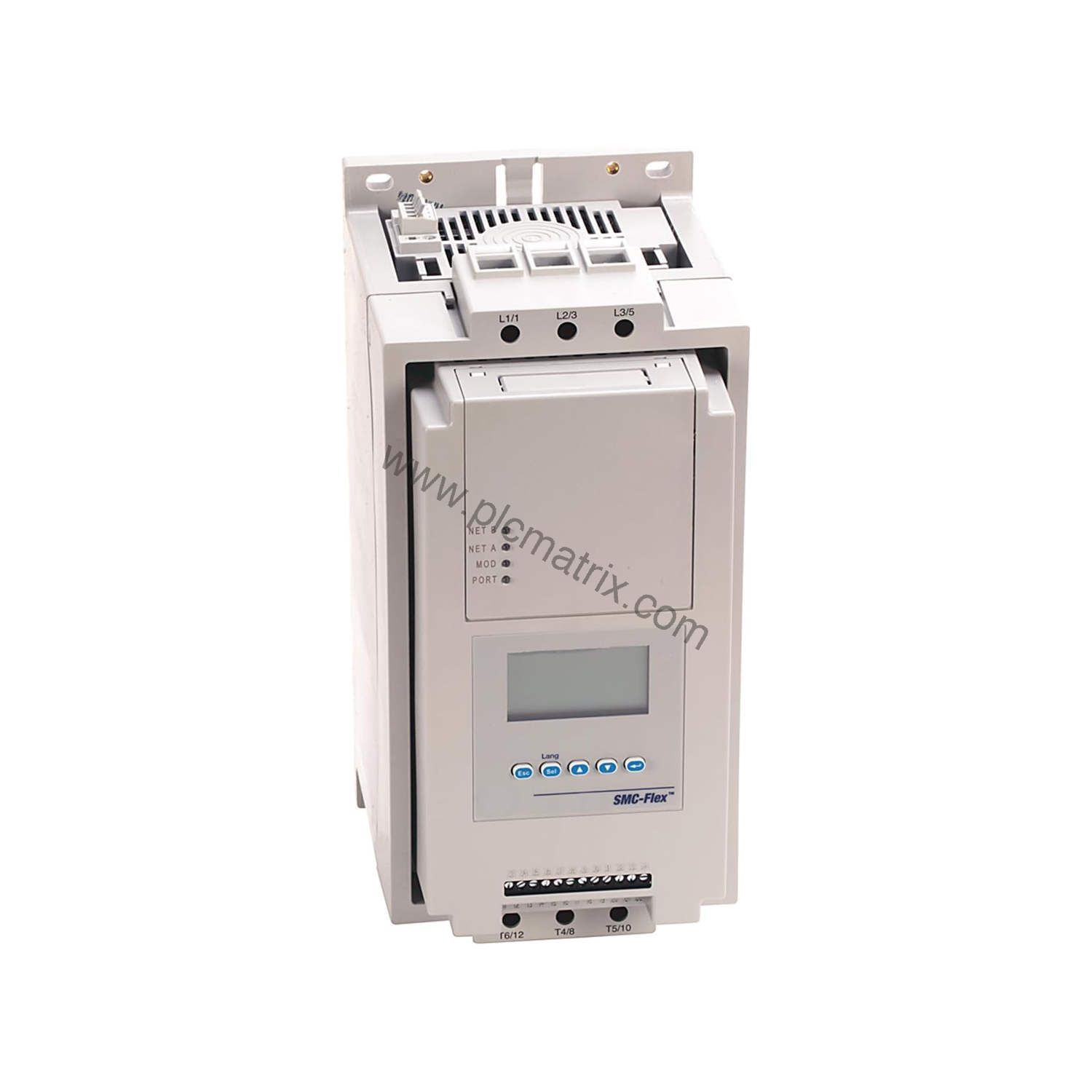 Figure 1: Front view of the Allen-Bradley 150-F480FHD industrial automation component showing its physical design and enclosure.