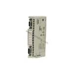Figure 1: Front view of the Schneider 170INT11003C industrial automation component showing its physical design and enclosure.