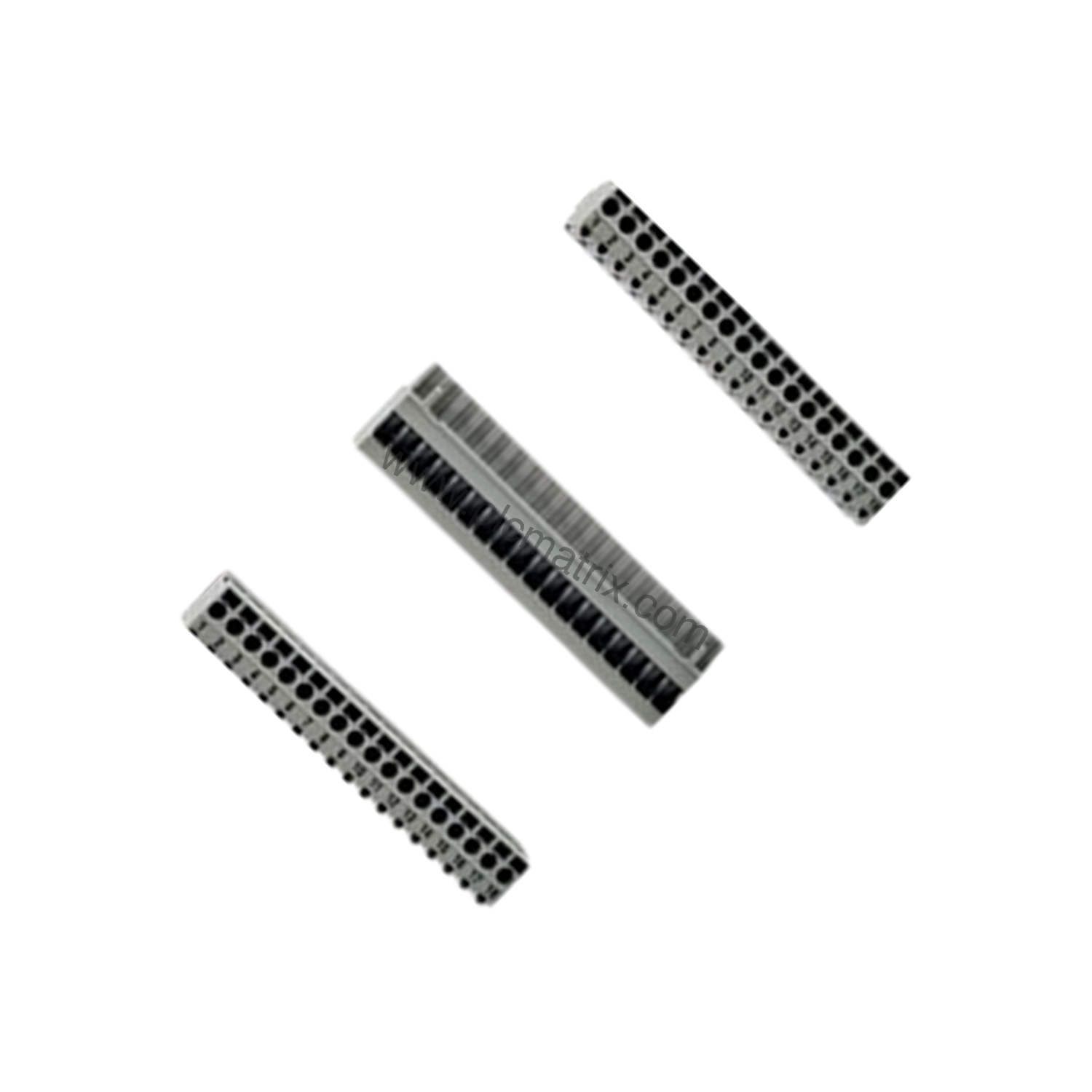 Figure 2: Technical layout and connection details for the Schneider 170XCP20000 industrial automation component.
