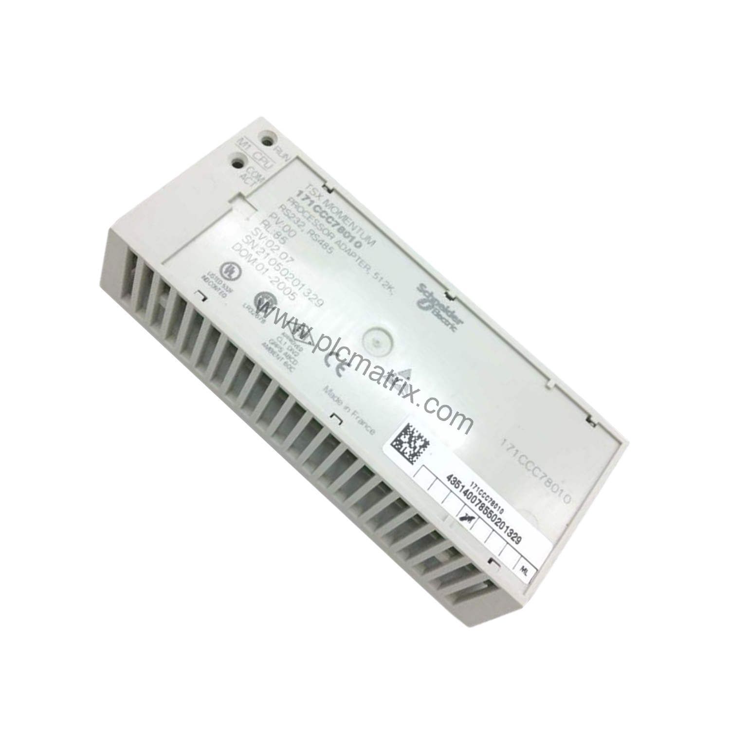 Schneider 171CCC78010 Modicon Momentum M1/M1E Processor Adapter Module - PLC Matrix