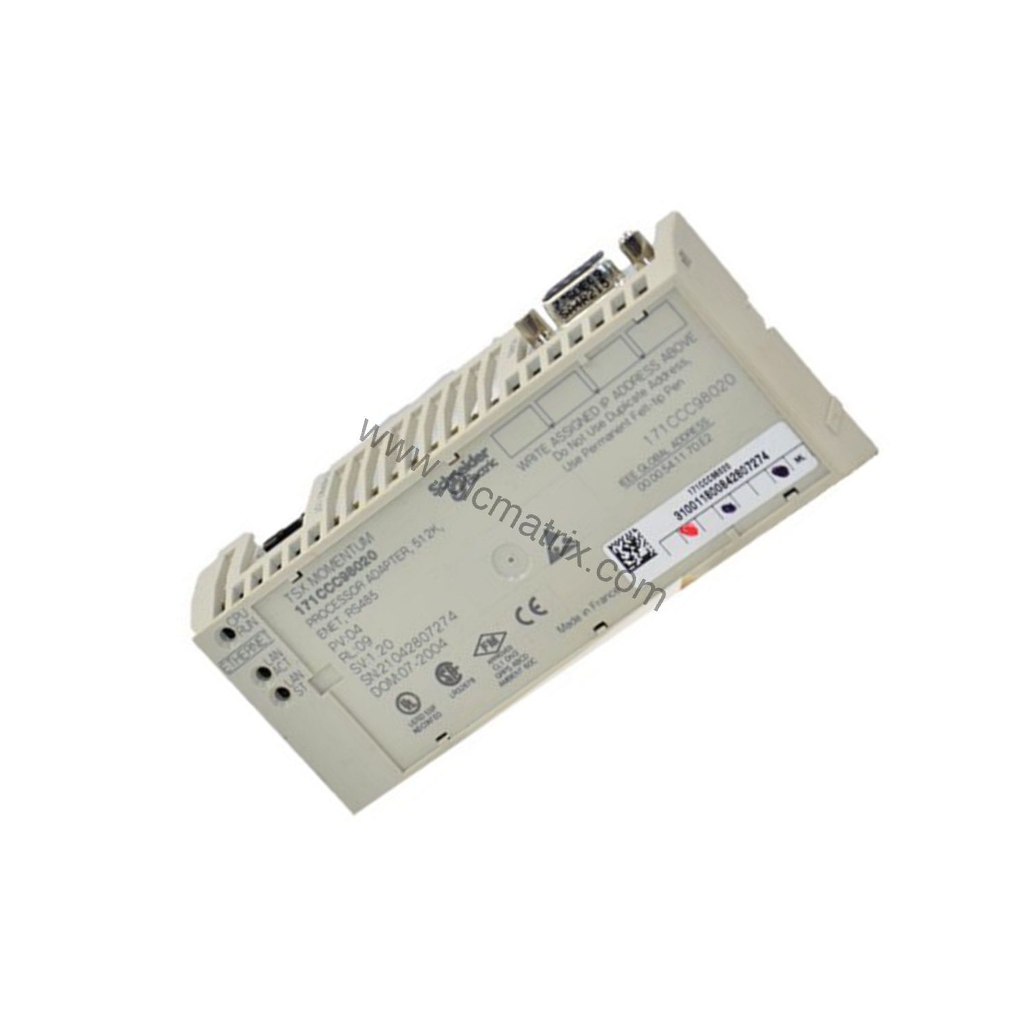 Schneider 171CCC98020 Modicon Momentum Processor Adaptor Module - PLC Matrix
