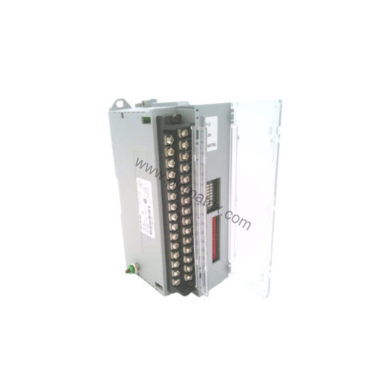 Figure 2: Technical layout and connection details for the Allen-Bradley 1791-TB2 industrial automation component.