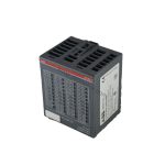 Figure 1: Front view of the ABB AX522 industrial automation component showing its physical design and enclosure.