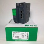 Figure 1: Front view of the Schneider BMEP581020 industrial automation component showing its physical design and enclosure.