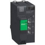 Figure 1: Front view of the Schneider BMEP583020 industrial automation component showing its physical design and enclosure.