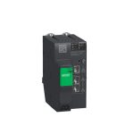 Figure 2: Technical layout and connection details for the Schneider BMEP585040C industrial automation component.