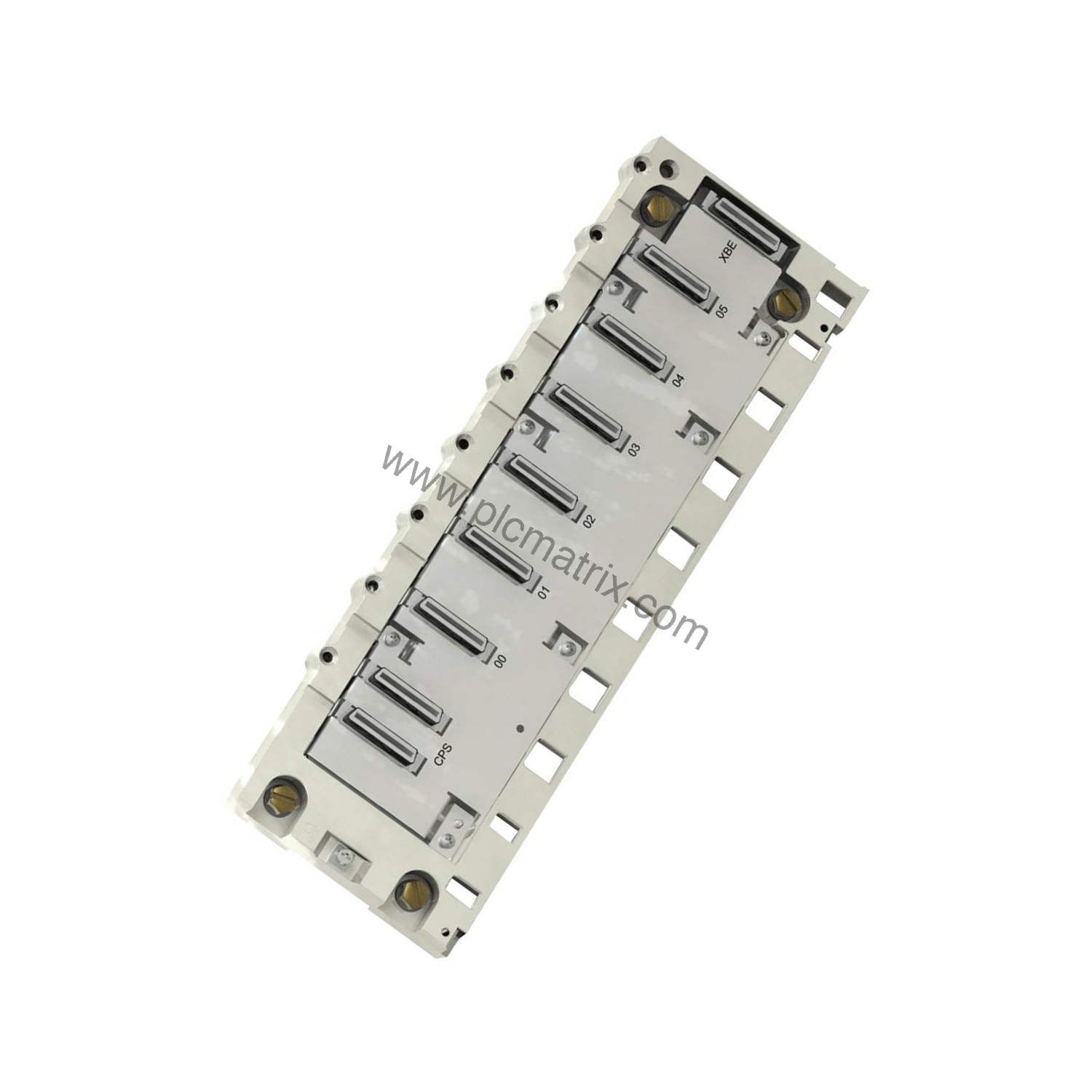 Figure 2: Technical layout and connection details for the Schneider BMXXBP1200 industrial automation component.