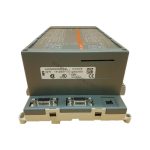 Figure 1: Front view of the ABB CI522A industrial automation component showing its physical design and enclosure.