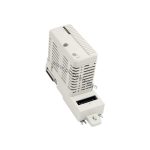 Figure 1: Front view of the ABB CI856 industrial automation component showing its physical design and enclosure.