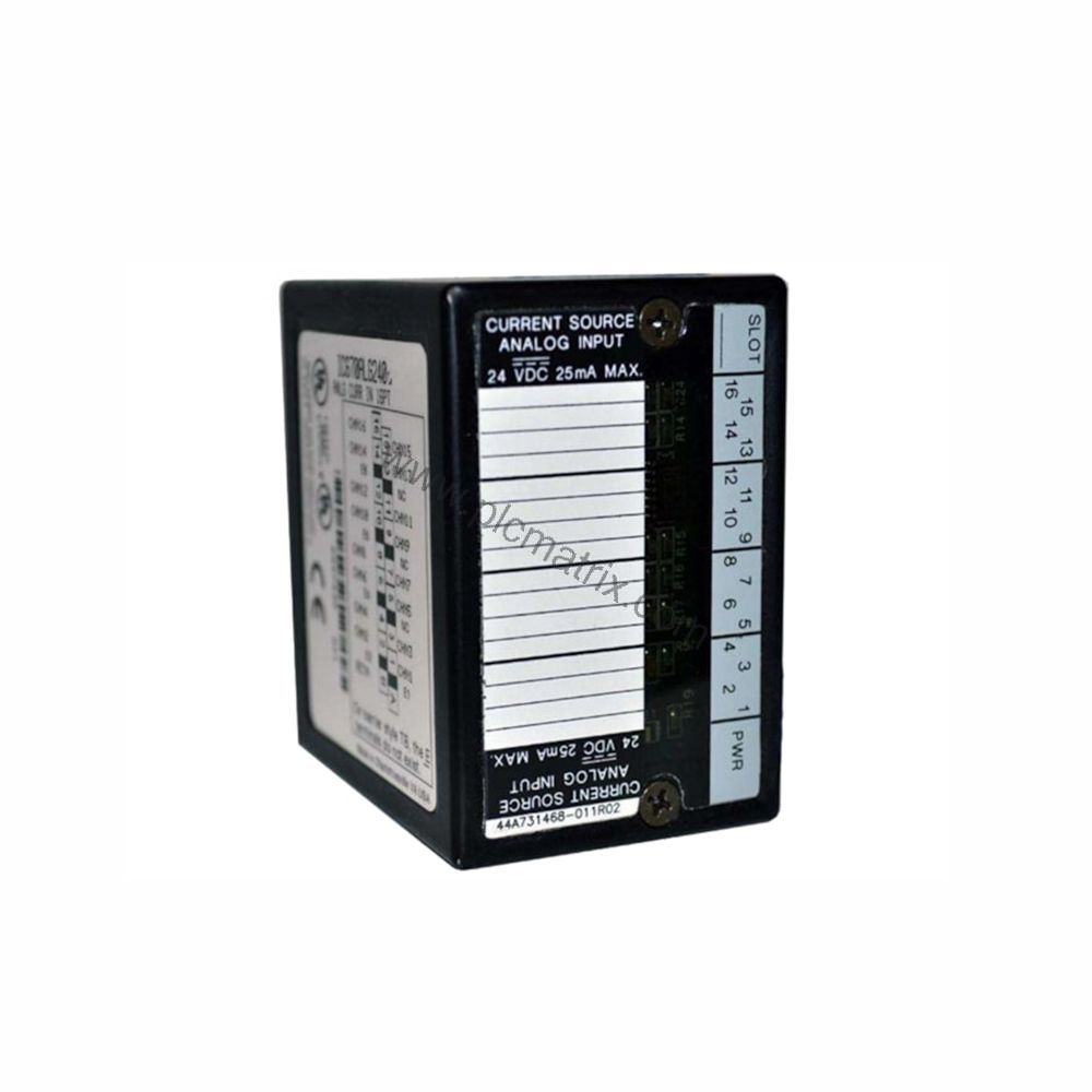 Figure 1: Front view of the GE IC670GBI002 industrial automation component showing its physical design and enclosure.