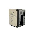 Figure 1: Front view of the Schneider PC-E984-258C industrial automation component showing its physical design and enclosure.