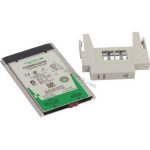 Figure 1: Front view of the Schneider TSXMRPC007M industrial automation component showing its physical design and enclosure.