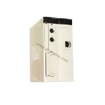 Figure 1: Front view of the Schneider TSXP572634 industrial automation component showing its physical design and enclosure.