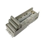 Figure 1: Front view of the ABB TU814V1 industrial automation component showing its physical design and enclosure.
