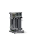 Figure 1: Front view of the ABB TU860 industrial automation component showing its physical design and enclosure.
